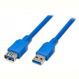 Кабель ATcom подовжувач USB 3.0 AM/AF 3.0 м blue