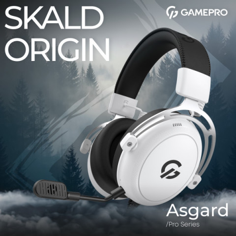 Бездротова ігрова гарнітура GamePro Asgard Skald (HS850W) Купити в Україні