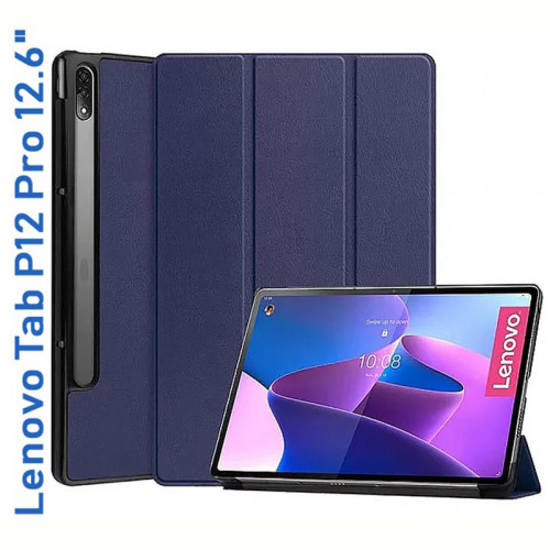 Чохол-книжка BeCover Smart для Lenovo Tab P12 Pro TB-Q706F Deep Blue (708321)