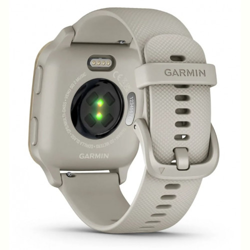 Смарт-годинник Garmin Venu Sq 2 Music French Gray/Cream Gold (010-02700-82)