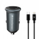 АЗП ArmorStandart USB Type-C PD20W + USB QC 3.0 Grey + кабель Lightning (ARM82460)