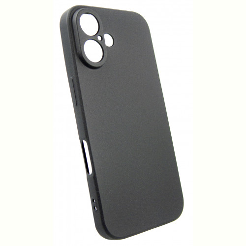 Чохол-накладка Dengos Carbon для Apple iPhone 16 Black (DG-TPU-CRBN-208)