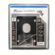 Переходнік Frime для установки 2.5" SSD/HDD у відсік приводу 12.7мм Black/Silver (FHDC127M)