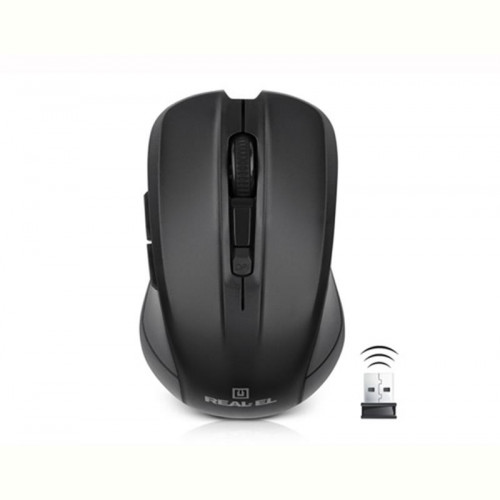 Мишка бездротова REAL-EL RM-307 Black USB