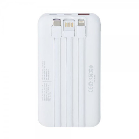 Портативний зарядний пристрій Rivacase, 10000 mA, RIVAPOWER VA2211 (White)