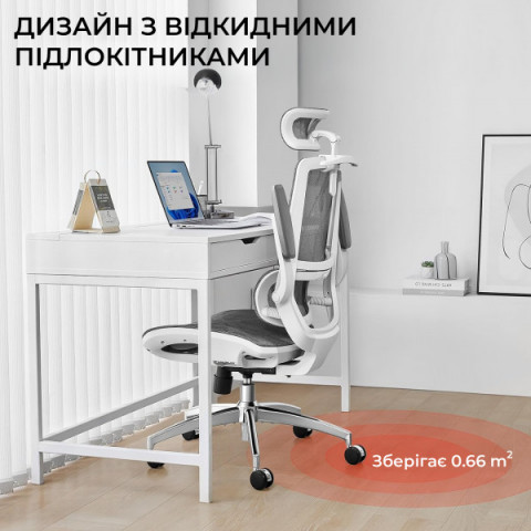 Крісло офісне Sihoo M59AS Mesh Gray (M59AS-M301) Купити в Україні