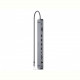 USB-хаб REAL-EL CQ-1000 USB3.0х3/USB-C/HDMI/VGA/RJ45/SD/TF/3.5 mm audio, 0.4m, Space Grey
