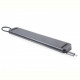 USB-хаб REAL-EL CQ-1000 USB3.0х3/USB-C/HDMI/VGA/RJ45/SD/TF/3.5 mm audio, 0.4m, Space Grey