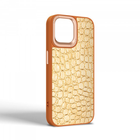 Чохол Harder Crocosaur для Apple iPhone 14 Beige (ARM76715)