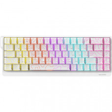 Дротова механічна клавіатура Ajazz NK68 V2 Red Switch (NK68-V2-R-S-W)