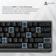 Дротова механічна клавіатура Ajazz NK68 V2 Red Switch (NK68-V2-R-S-W) Купити в Україні