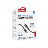 Кабель Promate xCord-CC200 USB Type-C - USB Type-C (M/M), 2 м, Black (xcord-cc200.black)