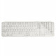 Клавіатура мембрана Keychron B6 Pro, USB/WL/BT, ivory white