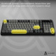 Клавіатура бездротова Ajazz AF98 Plus Black Gray Yellow (AF98-PLUS-BGY)
