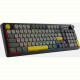 Клавіатура бездротова Ajazz AF98 Plus Black Gray Yellow (AF98-PLUS-BGY)