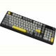 Клавіатура бездротова Ajazz AF98 Plus Black Gray Yellow (AF98-PLUS-BGY)