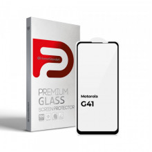 Захисне скло ArmorStandart Full Glue для Motorola G41 Black (ARM65485)
