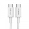 Кабель Ugreen US264 USB-C - USB-C, 1м, White (60519)