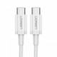 Кабель Ugreen US264 USB-C - USB-C, 1м, White (60519)
