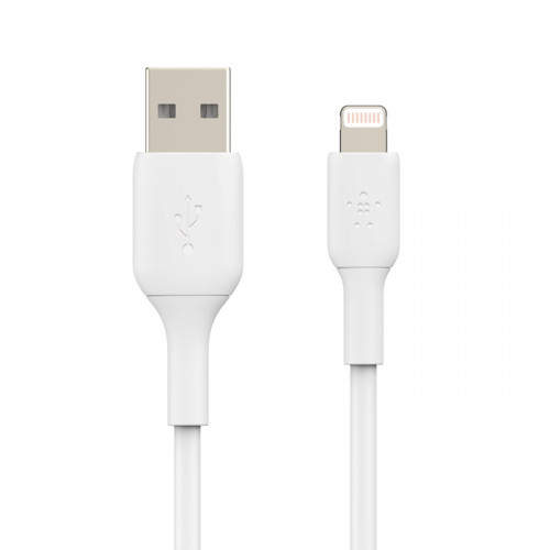 Кабель Belkin PVC USB - Lightning, 0.15 м White (CAA001BT0MWH)