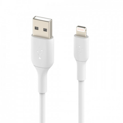 Кабель Belkin PVC USB - Lightning, 0.15 м White (CAA001BT0MWH)
