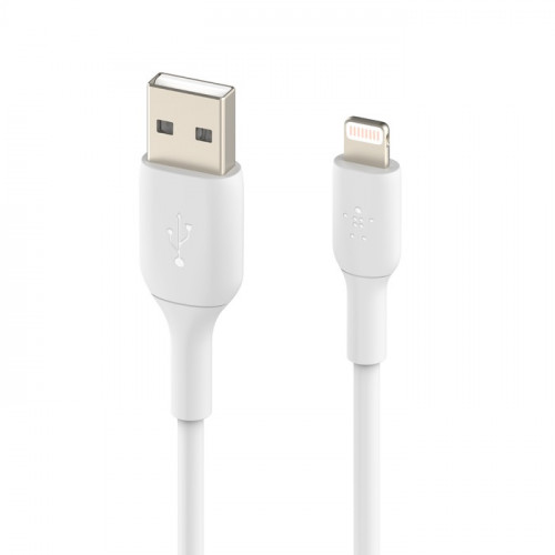 Кабель Belkin PVC USB - Lightning, 0.15 м White (CAA001BT0MWH)