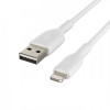 Кабель Belkin PVC USB - Lightning, 0.15 м White (CAA001BT0MWH)