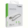 Кабель Belkin PVC USB - Lightning, 0.15 м White (CAA001BT0MWH)