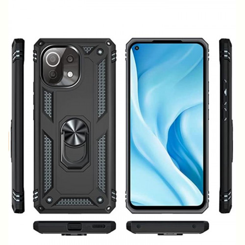 Чохол-накладка BeCover Military для Xiaomi Mi 11 Lite/Mi 11 Lite 5G/11 Lite 5G NE Black (706642)