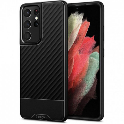 Чохол-накладка Spigen Core Armor для Samsung Galaxy S21 Ultra SM-G998 Matte Black (ACS02377)