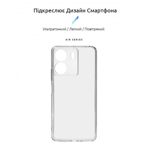 Чохол ArmorStandart Air для Xiaomi Redmi 13C 4G / Poco C65 Camera cover Clear (ARM72531)