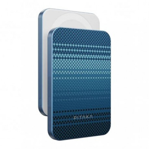 Зовнішній акумулятор Pitaka Aramid Fiber Magnetic PowerBank Qi2 5000mAh 15W Moonrise (PBQ2403)