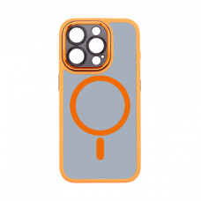Чохол ArmorStandart Unit MagSafe SE для Apple iPhone 15 Pro Orange Black (ARM75371)