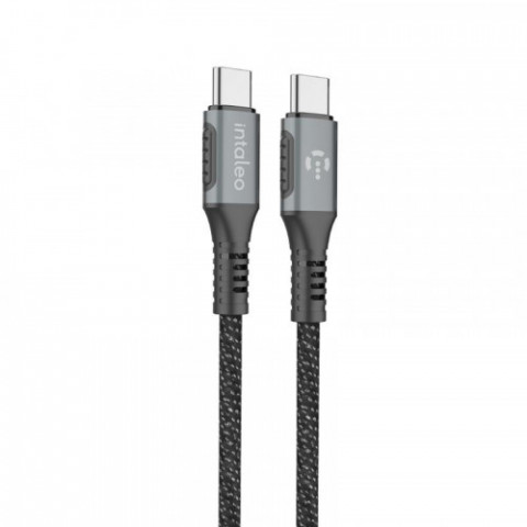 Кабель Intaleo CBGPD60WTT2 USB Type-C-USB Type-C 2м Grey (1283126518102)