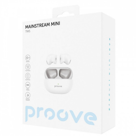 Бездротові навушники Proove Mainstream Mini TWS white Купити в Україні