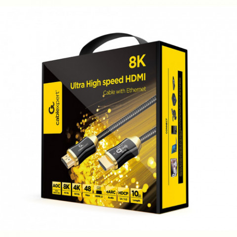 Кабель Cablexpert HDMI - HDMI V 2.1 (M/M), 10 м, Black (CCBP-HDMI8K-AOC-10M)