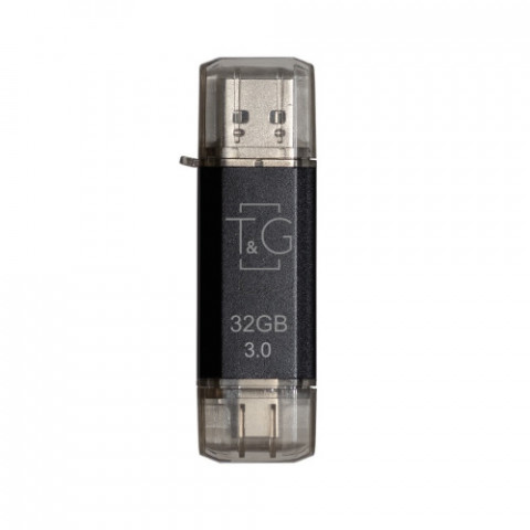 Флеш-накопичувач USB 3.0 32GB Type-C T&G 009 Star Series Black (TG009TC-32GBK3)