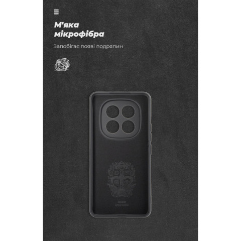 Чохол ArmorStandart ICON для Xiaomi Redmi Note 15 Pro 4G Camera cover Black (ARM89706)