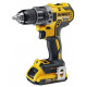 Шурупокрут-дриль акумуляторний DeWALT XR Li-Ion 18В акб 2х2А·год 70Нм 550-2000об/хв кейс, ЗП 1.5кг