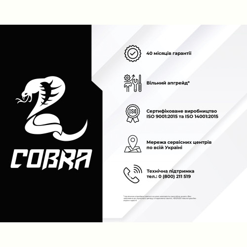 Персональний комп`ютер COBRA Optimal (A43GE.16.H2S1.INT.2677)