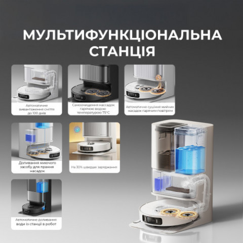 Робот-пилосос Dreame L40 Ultra AE Black (RLL77SE-Bl)