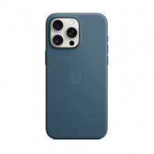 Чохол FineWoven Case with MagSafe Original for Apple iPhone 15 Pro Max (OEM) - Pacific Blue (ARM71990)