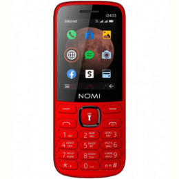 Мобiльний телефон Nomi i2403 Dual Sim Red