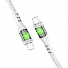 Кабель Promate USB Type-C - USB Type-C (M/M), 3 A, 60 W, 2 м, TransLine-CC200 White (transline-cc200.white)