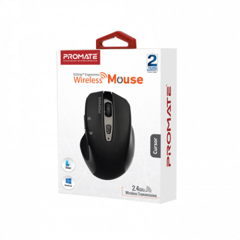 Миша бездротова Promate Cursor Black