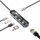 USB-хаб Promate TransHub-Lite USB Type-C Grey