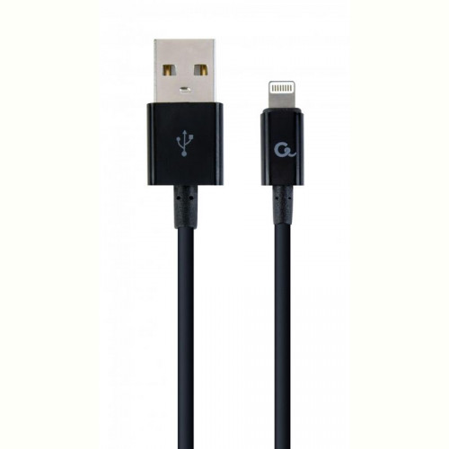 Кабель Cablexpert (CC-USB2P-AMLM-2M) USB 2.0 A - Lightning, преміум, 2м, чорний