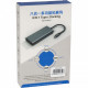 USB-хаб PowerPlant USB Type-C Grey (CA913497)