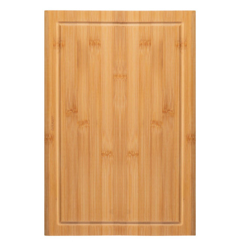 Дошка кухонна з жолобом Ardesto Midori, 33х22х1.5см, бамбук