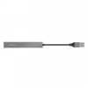 Концентратор Trust Halyx Aluminium USB-А Grey (23786)